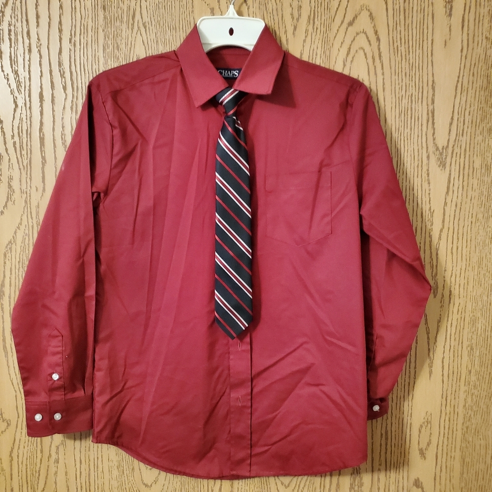 Boy's button down shirt w/ matching tie